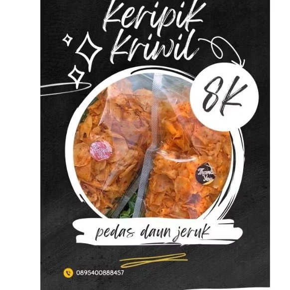 

KRIPIK KRIWIL RASA PEDAS DAN ORIGINAL 200g