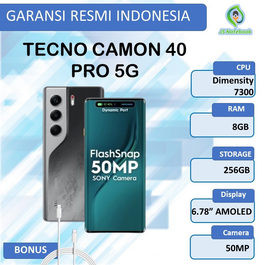 TECNO CAMON 40 PRO 5G 8GB 256GB