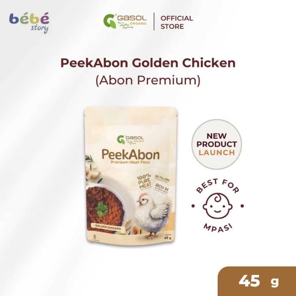 

GASOL Peekabon Golden Chicken - Abon Ayam Premium 45gr