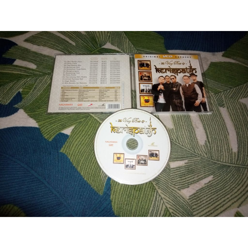 VCD ORIGINAL KARAOKE KERISPATIH