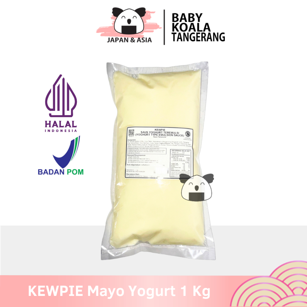 

KEWPIE Cooking Sauce Yoghurt Mayo 1 Kg│ Mayonnaise Yogurt Salad Buah -BKT