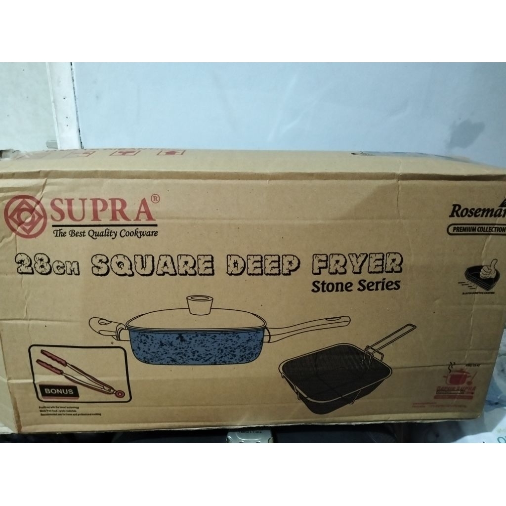 Panci/wajan kotak menggoreng Supra
