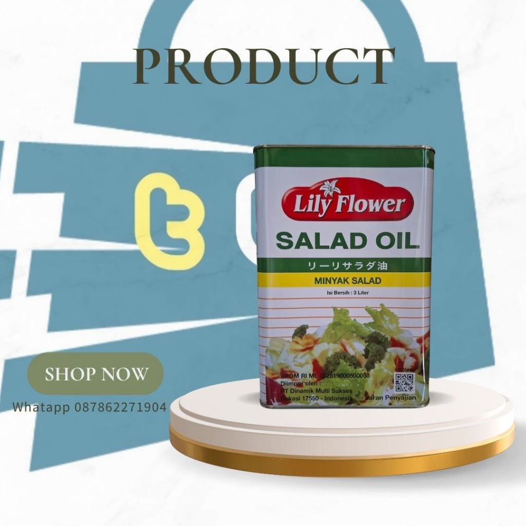 

Lily Salad Oil 3 liter