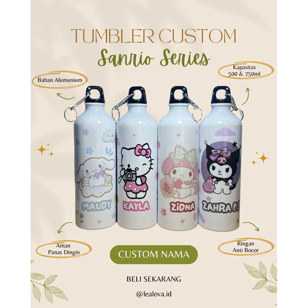 Tumbler Sport Custom / Gift Custom / Tumbler Sanrio Custom / Tumbler Marvel Custom / Tumbler Jumbo C