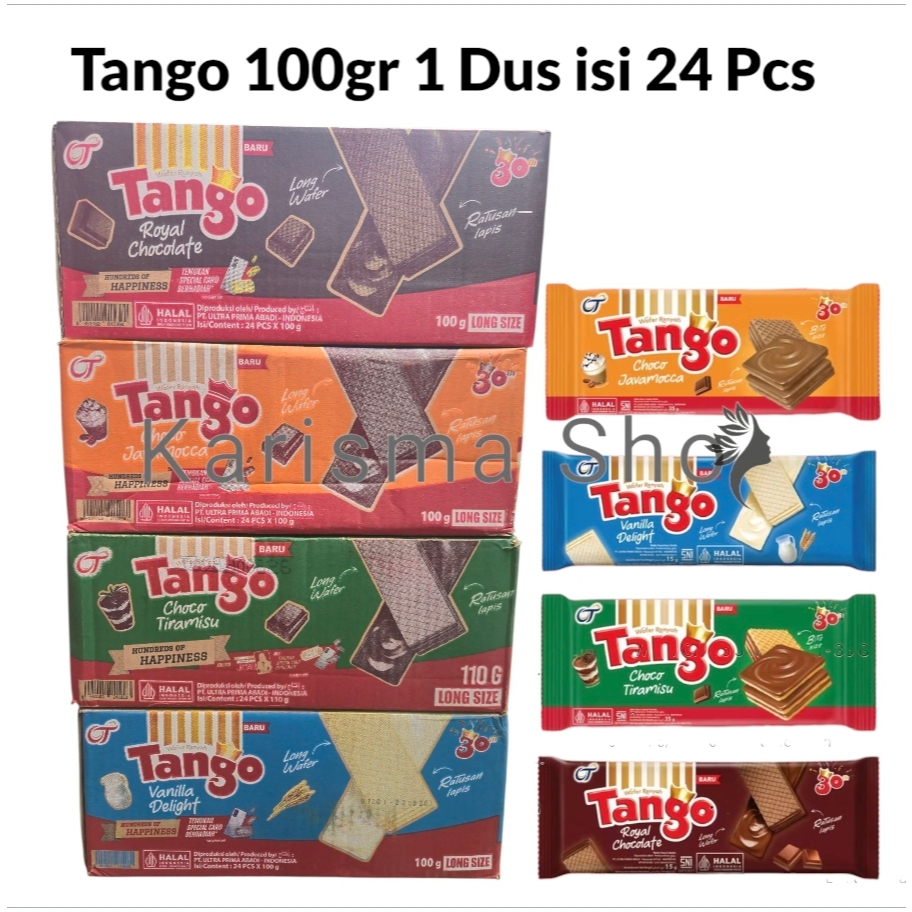 

1 DUS WAFER TANGO 100gr GROSIR isi 24 Pcs / 1 Karton tango 5rb