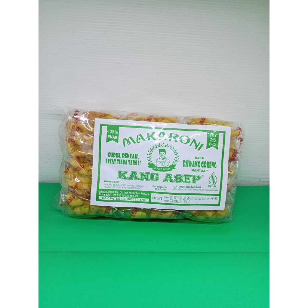 

MAKARONI ASEP Bawang Goreng 1 Pack Isi 25pcs Rasanya Mantulll