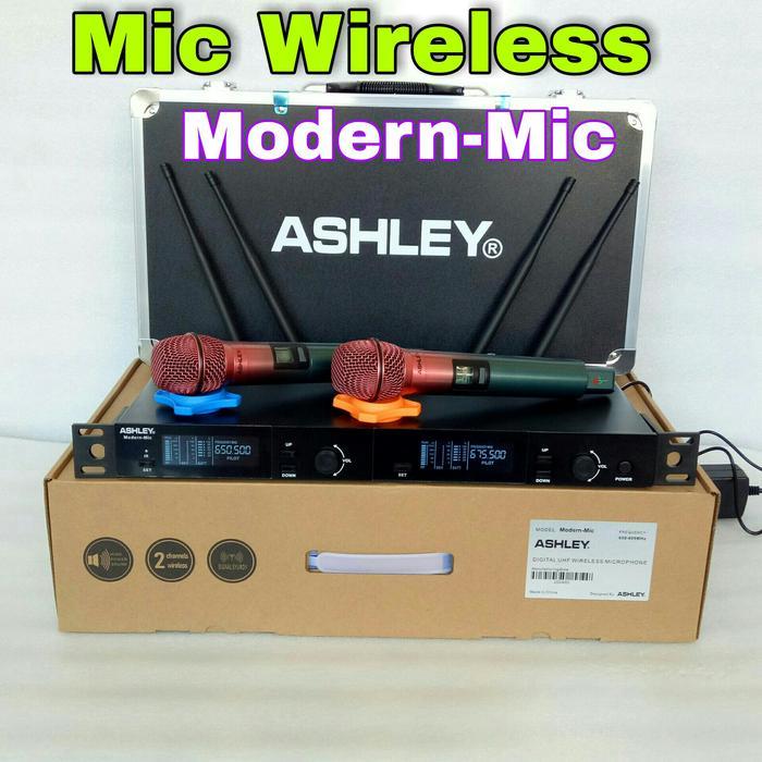 Mic Wireless Ashley Modern-Mic original ASHLEY wireles ModernMic UHF Modern Mic