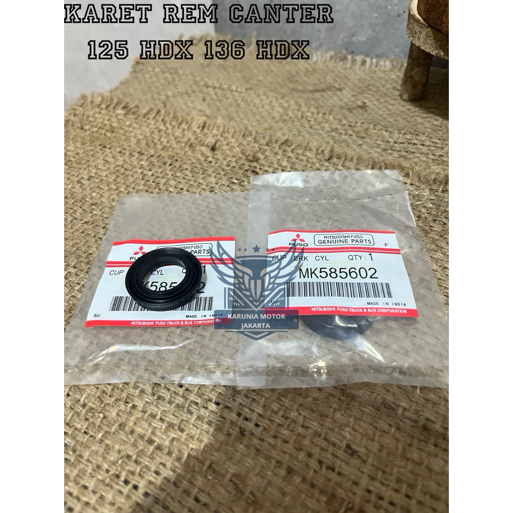 KARET REM SEAL SIL REM PLUNGER PLUNYER CANTER 125 HDX 136 HDX