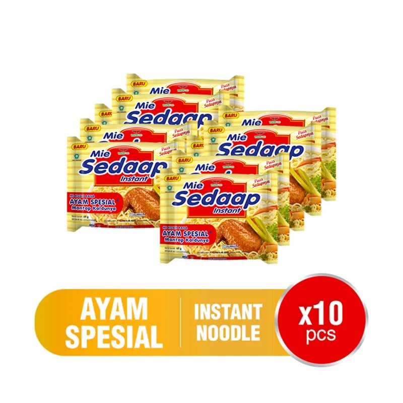 

SEDAAP MIE INSTAN AYAM SPESIAL ISI 10 PCS