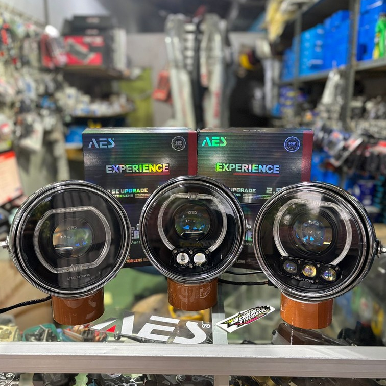 Lampu Biled Ninja SS AES Turbo experience  55/65watt  Pemasangan Pakai Braket biled ninja AES MINILA