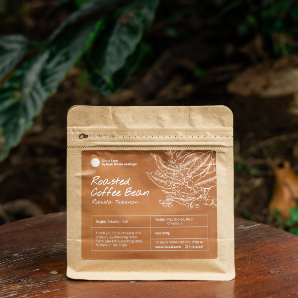 

Robusta Tabanan Roasted Coffee Bean, Kopi Bali 200gr
