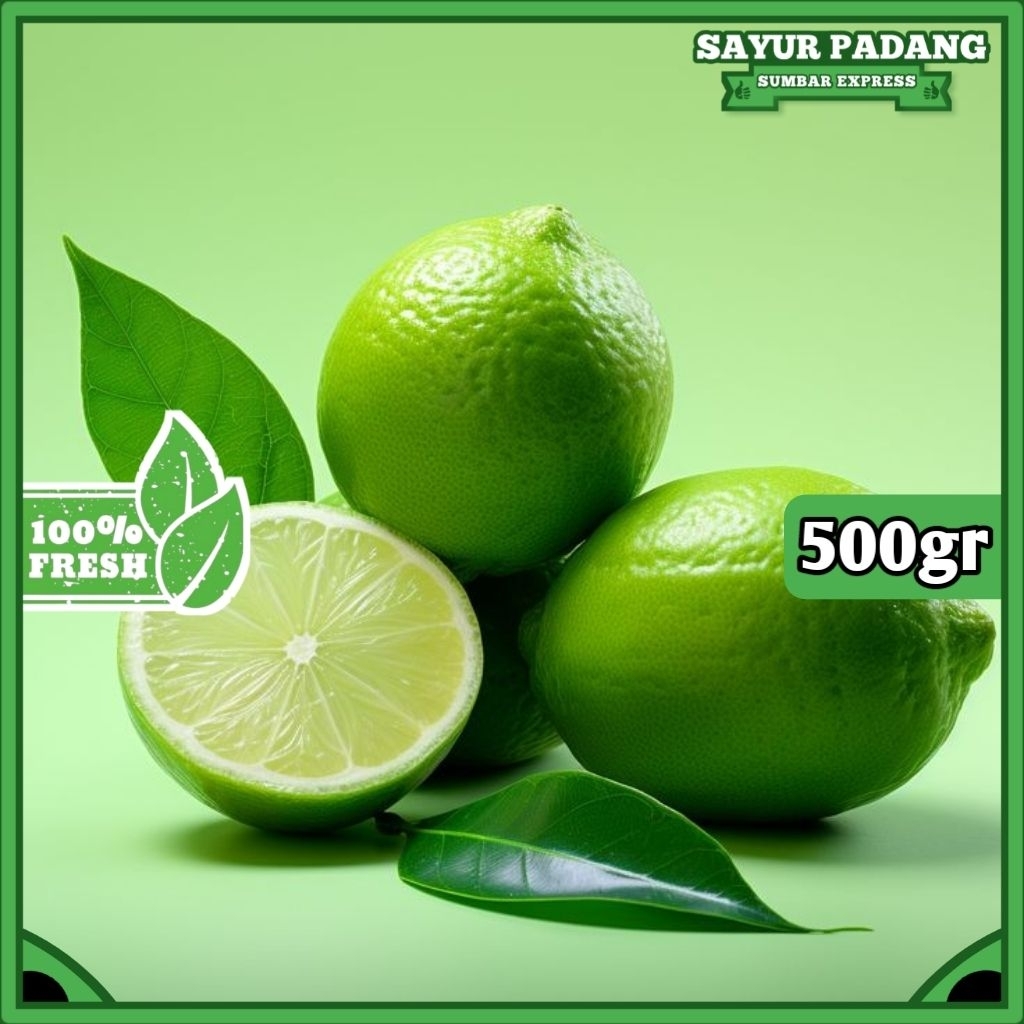

jeruk nipis 500gr / limau asam fresh dipetik saat dikemas