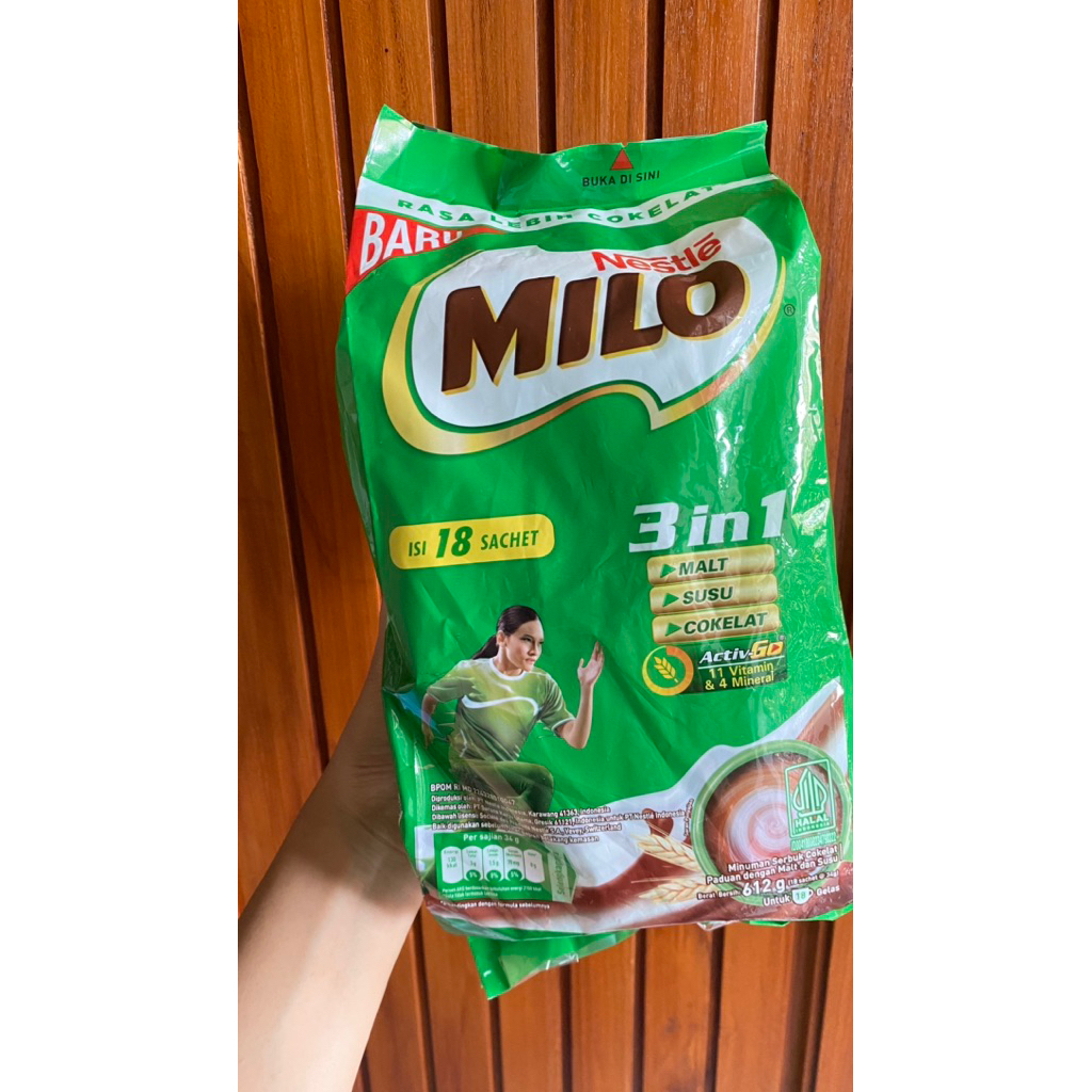 

Milo 3in1 isi 18sachet