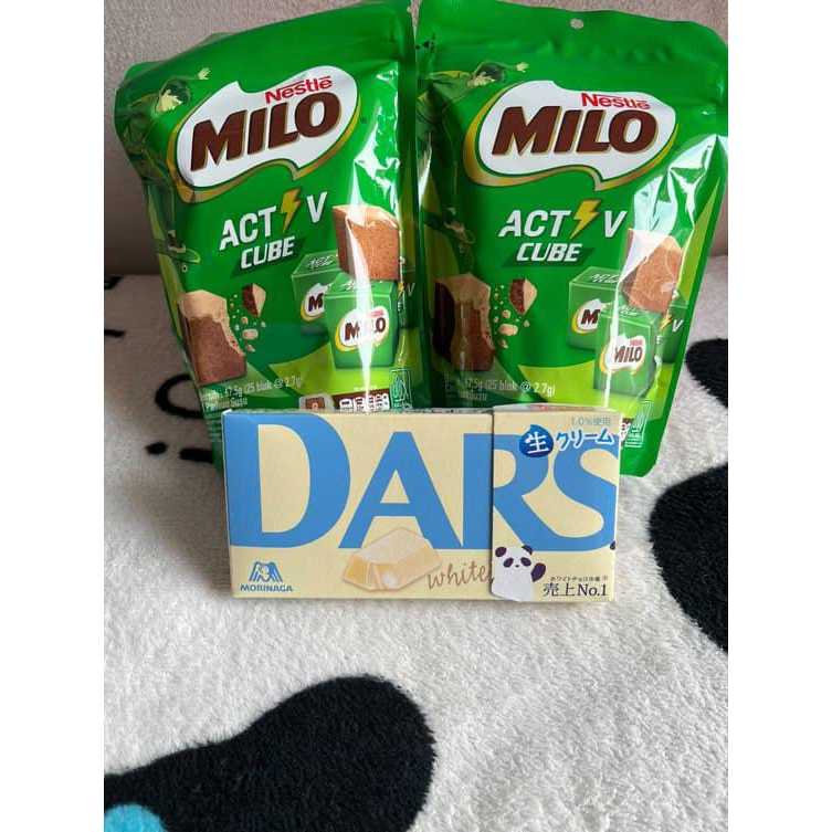 

[Snack Yura] 2 Milo Cube + Dars White Chocolate