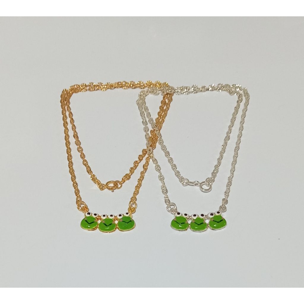 Kalung Anak Keropi Nori Fancy Ukir (Perak 925)