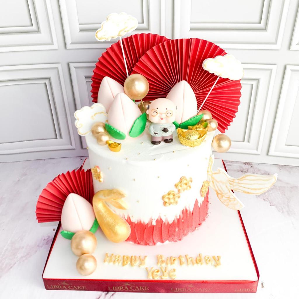 

Kue Ulang Tahun/Birthday Cake/Kue Ultah tema Chinnese/Kue Opa/Kue Birthday Jakarta