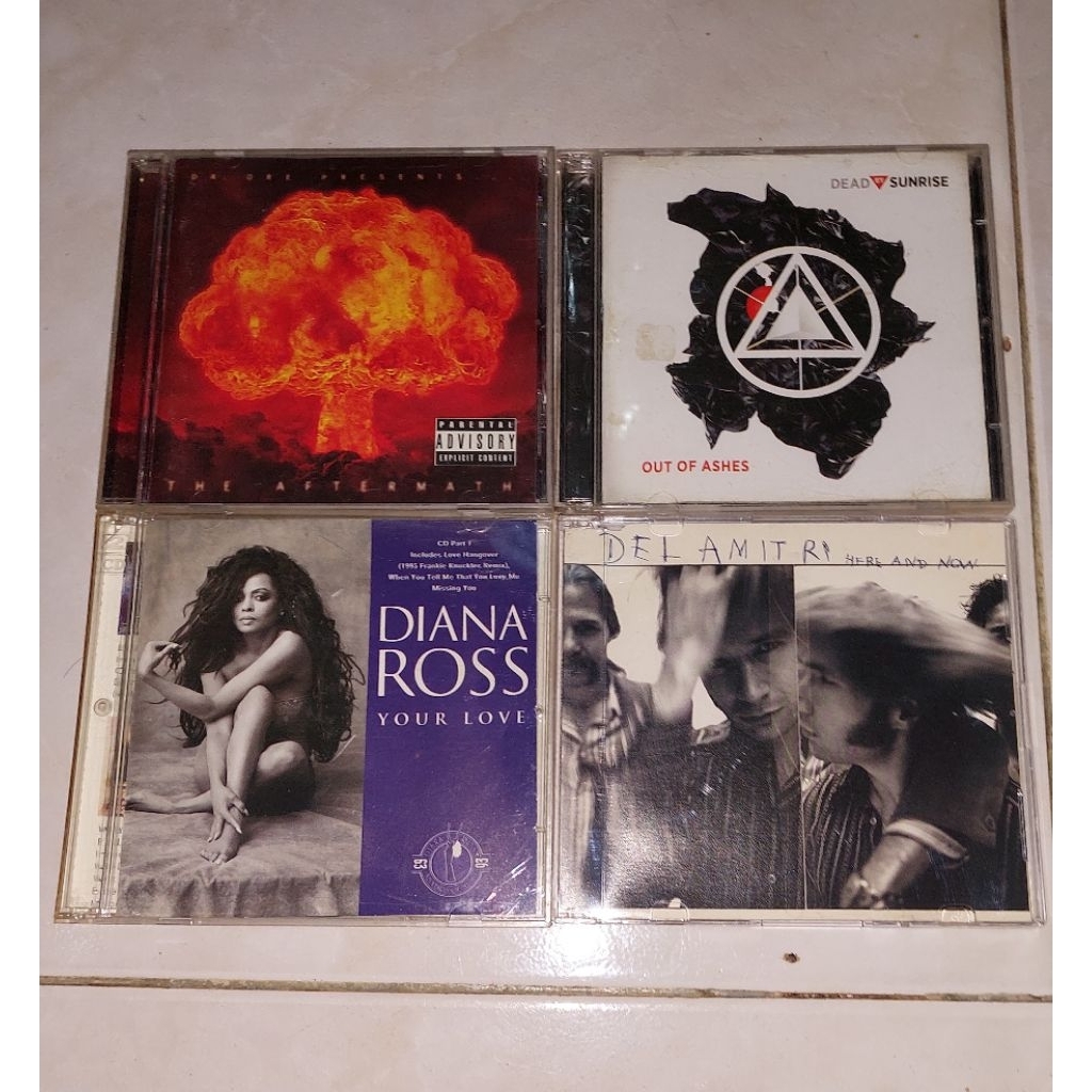 cd DR DRE-The Aftermath / DEAD BY SUNRISE-Out Of Ashes / DIANA ROSS-Your Song / DEL AMITRI-Here And 