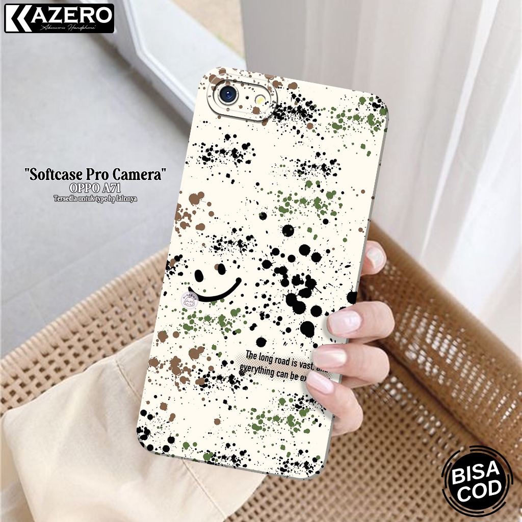Softcase Hp OPPO A71 Terbaru Fashion Case Aesthetic Case OPPO A71 Silikon Pro Camera Casing OPPO  A7
