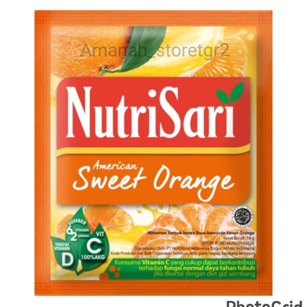 

Nutrisari sweet orange harga agen 1 renceng / 10 sachet murah