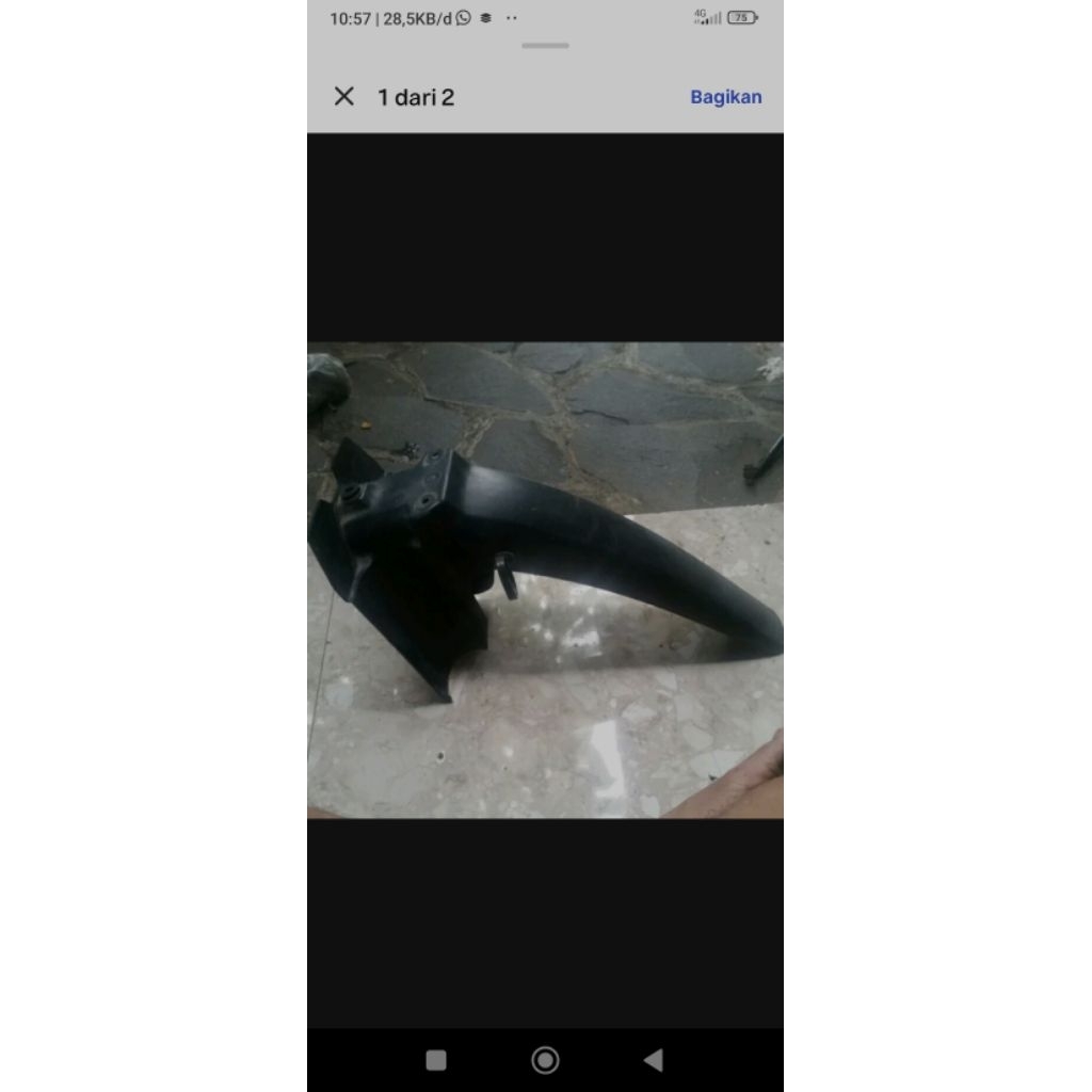 spakbor depan kawasaki zx 130