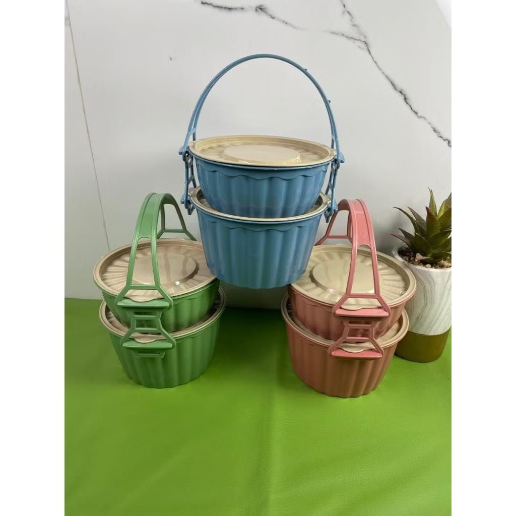 Rantang Tamiyah BULAT/ Rantang susun 2 / Rantang Hajatan