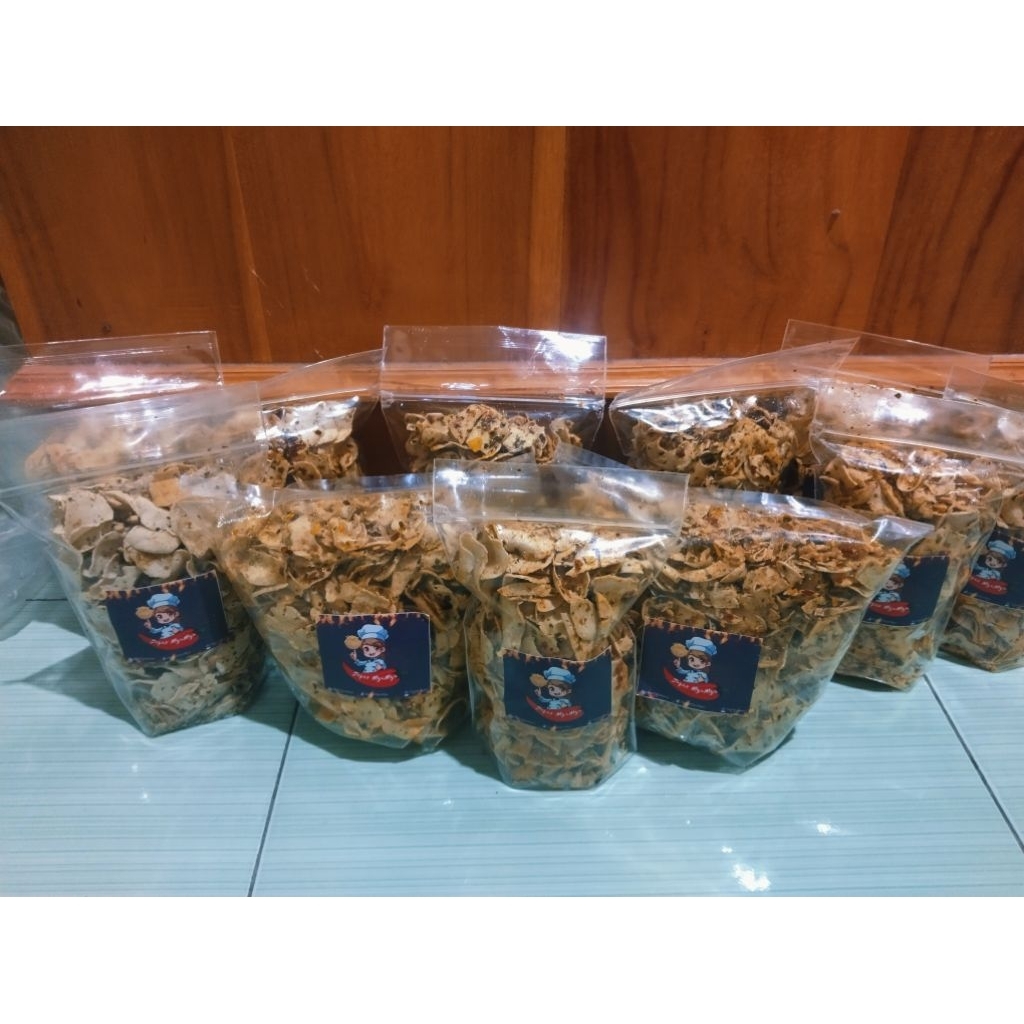 

Basreng chili oil daun jeruk