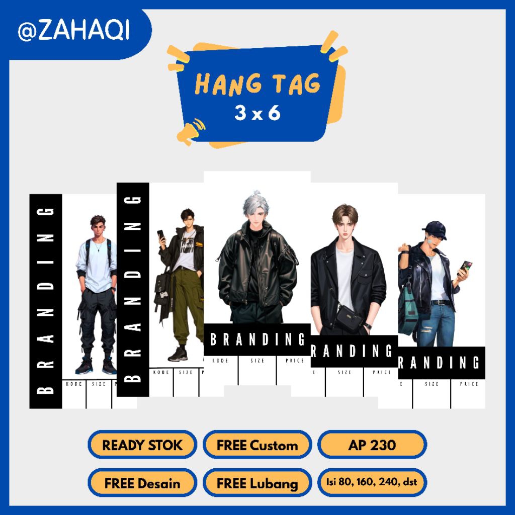 

HANG TAG Hangtag Label Kaos Label Hijab Label Produk