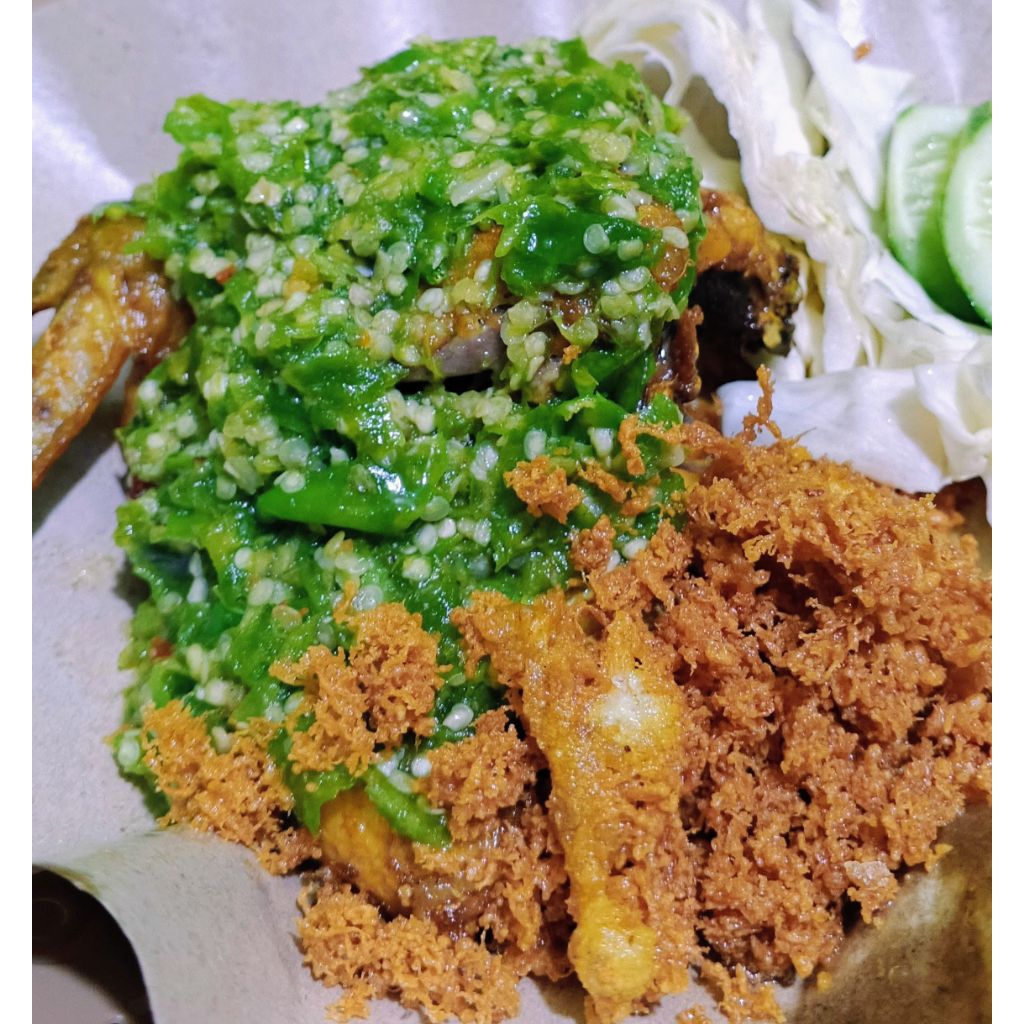 

Ayam Kremes Sambal Ijo