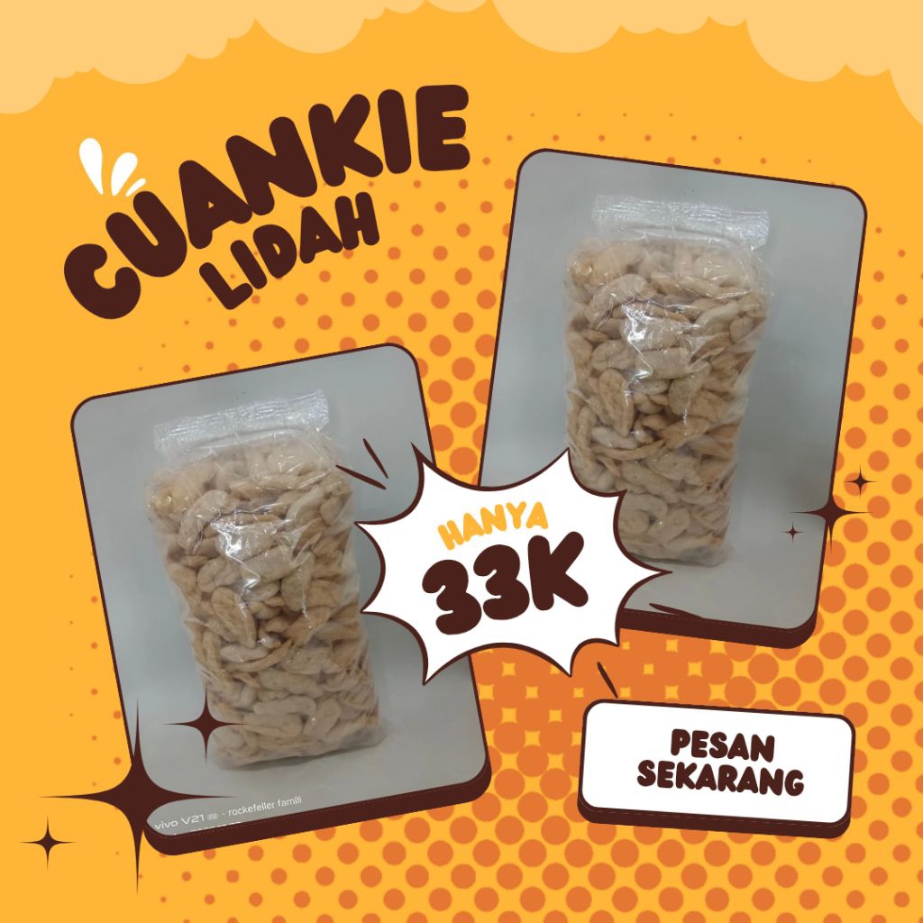

cuankie lidah isi 150 pcs