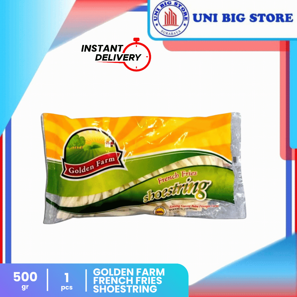 

Golden Farm French Fries Shoestring 500 gr Kentang Goreng