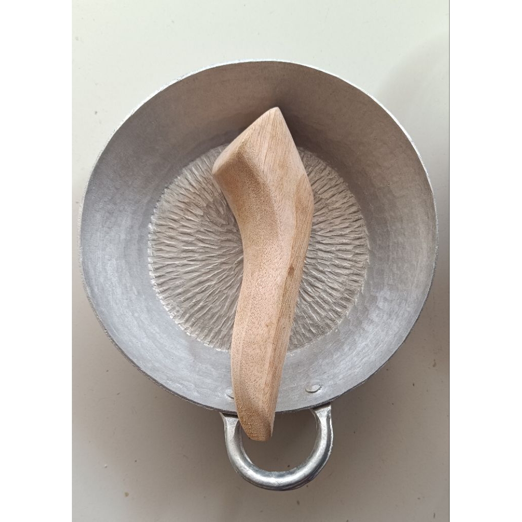 Cobek Alumunium Khas Garut + Ulekan