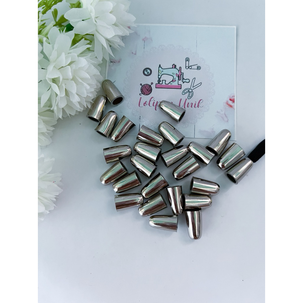stopper aksesoris penutup ujung tali (bahan plastik)