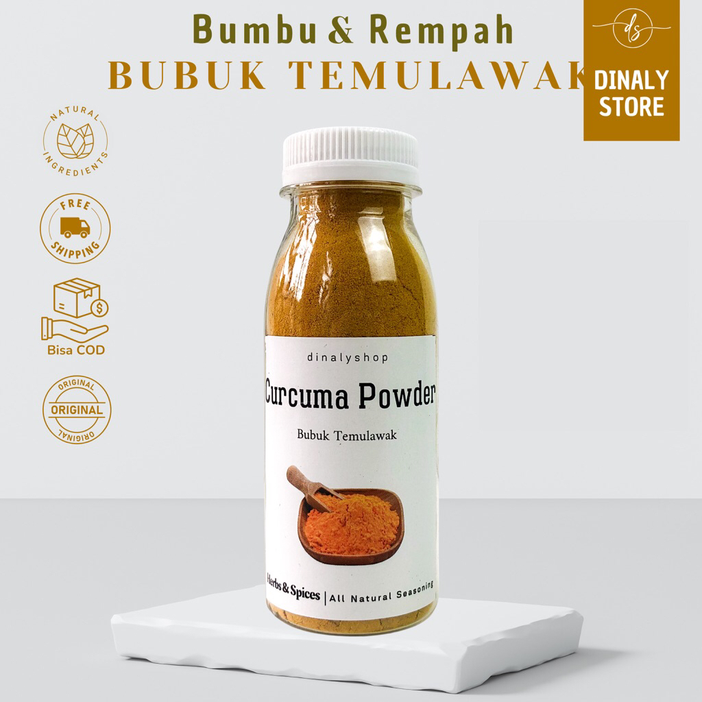 

TEMULAWAK BUBUK 50 GRAM | CURCUMA POWDER | BUBUK TEMULAWAK | TEMULAWAK ASLI MURNI