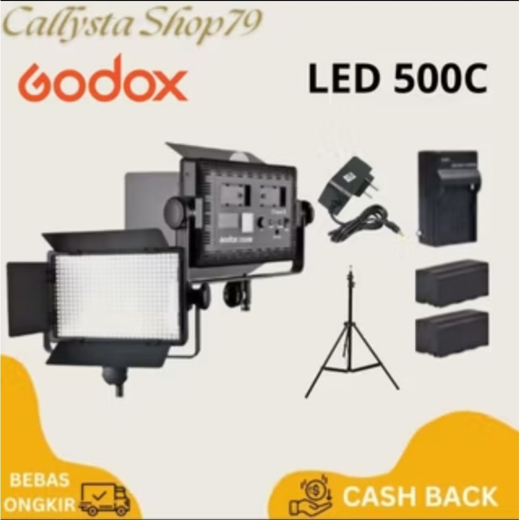 LAMPU LED GODOX 500C 500 C Video Lighting godox