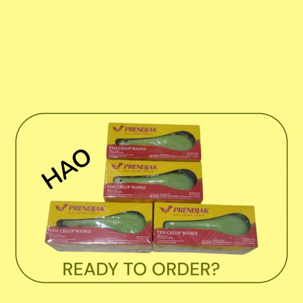 

PRENDJAK teh celup wangi rasa Vanila dan Mawar - 25pcs