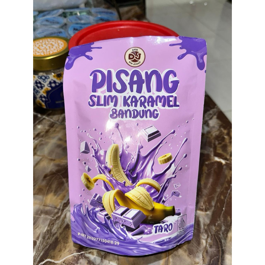 

pisang karamel bandung rasa taro