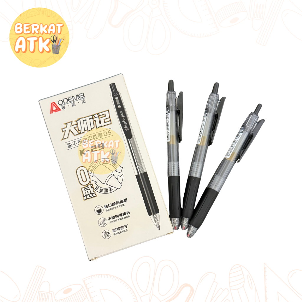 

Pulpen Gel 0.5mm / Pulpen Cetekan / Gel Pen / Bolpen Gel