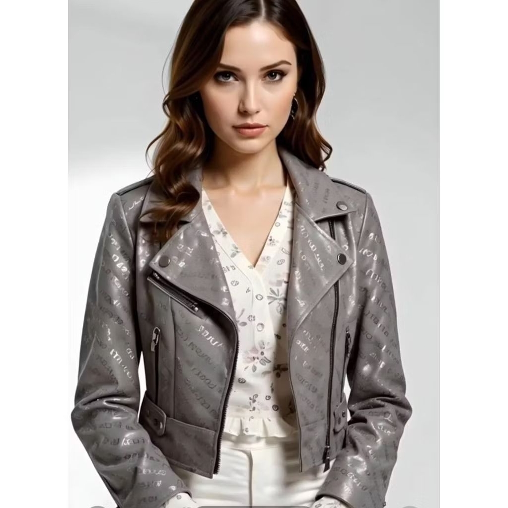 Jacket  suede  wanita import limited edition