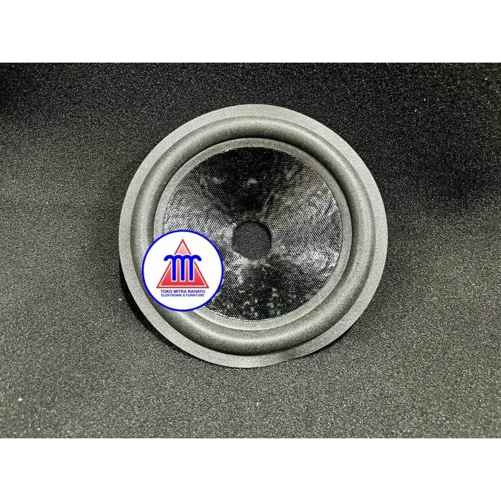 Daun dan spon woofer 6 inch / daun speaker woofer 6 inch lubang 25,5mm