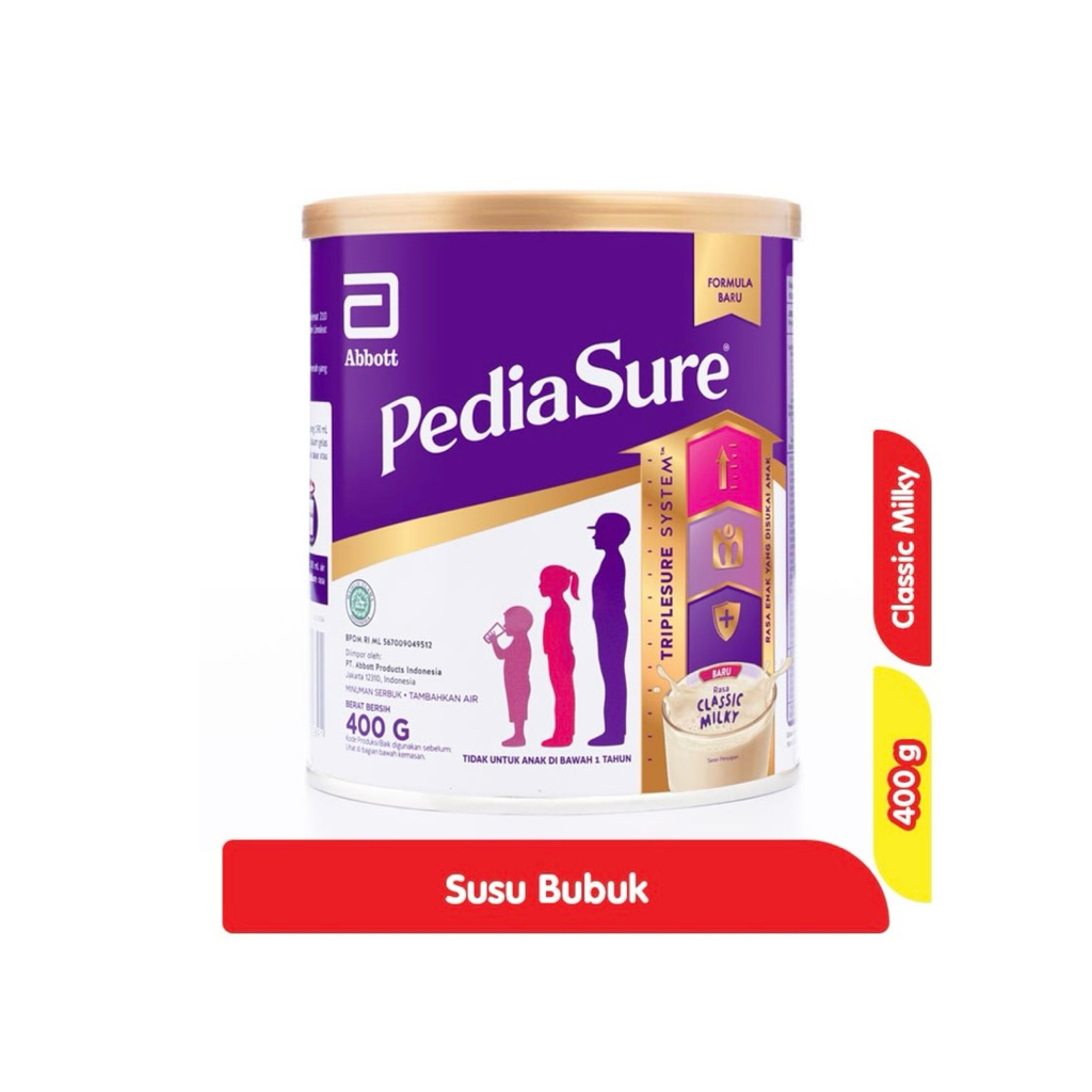 

PediaSure Triplesure Susu Formula Pertumbuhan Anak Classic Milky 400 g