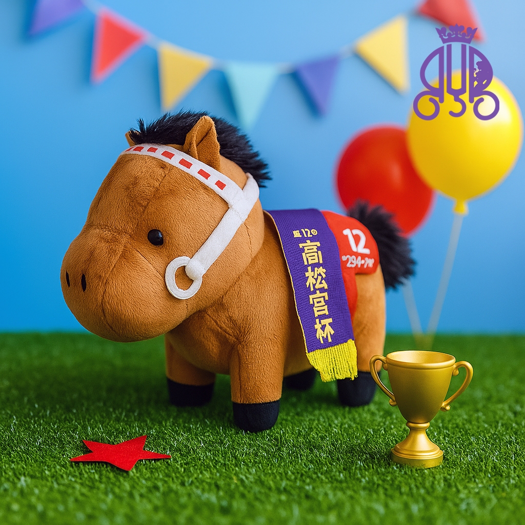 Boneka karakter Kuda Balap Thoroughbred Collection