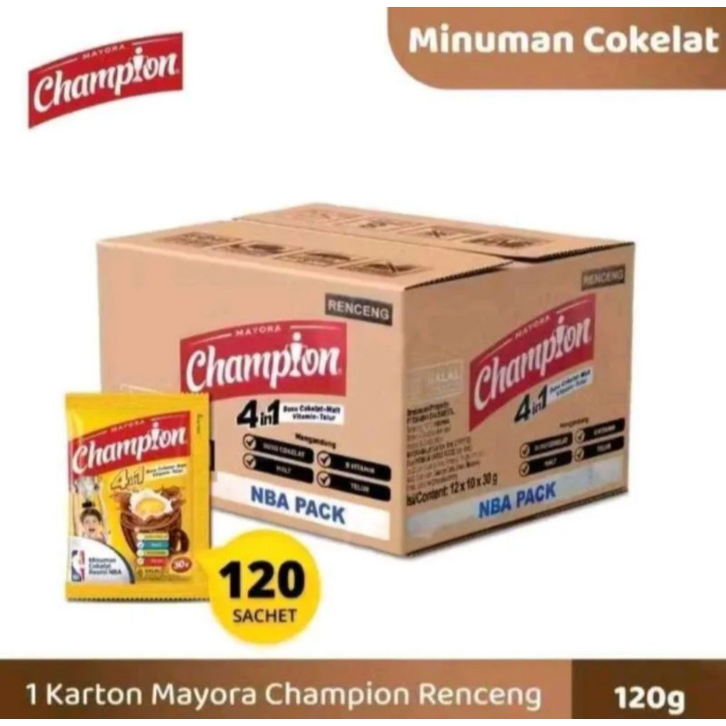 

Energen Champion 1 Dus [ 120 sachet ]