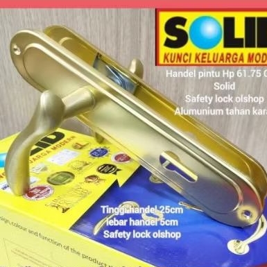 Handel pintu kayu SOLID HP 61.75 // gagang pintu only solid