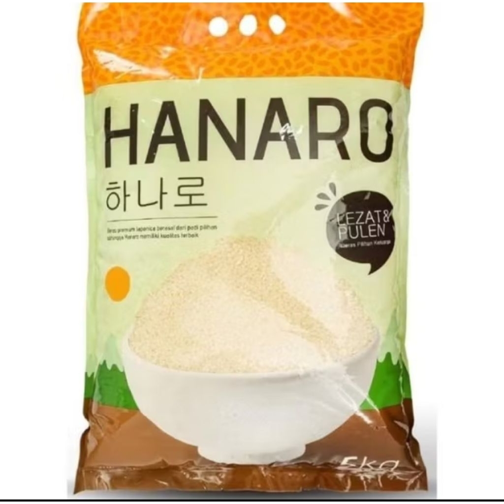 

Hanaro Korean rice beras sushi Korea bukan Japonica jepang 5kg