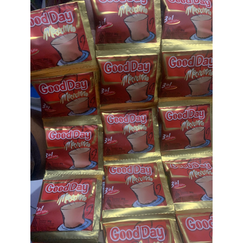 

KOPI GOOD DAY MOCACINNO 20g (1 Renceng 10pcs)