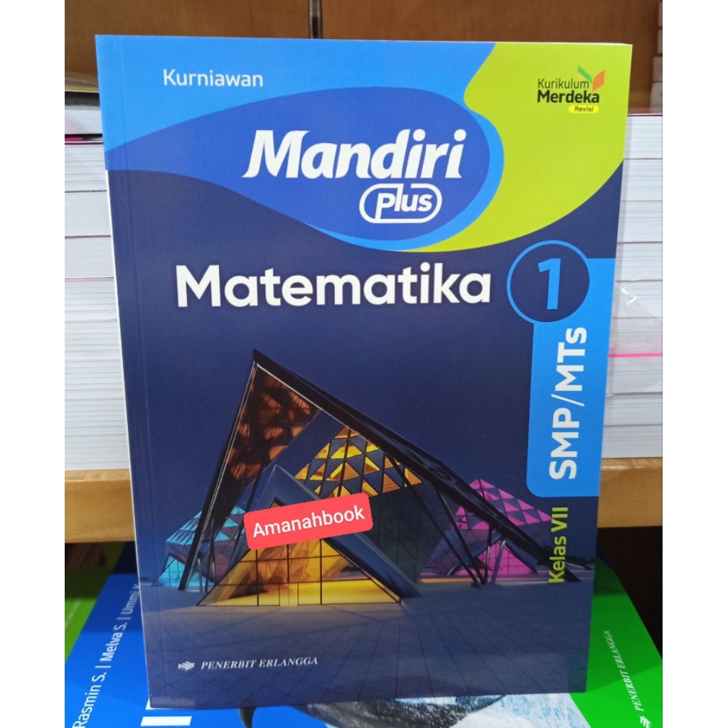 Buku Mandiri Matematika SMP Kelas 7 Kurikulum Merdeka Erlangga Revisi
