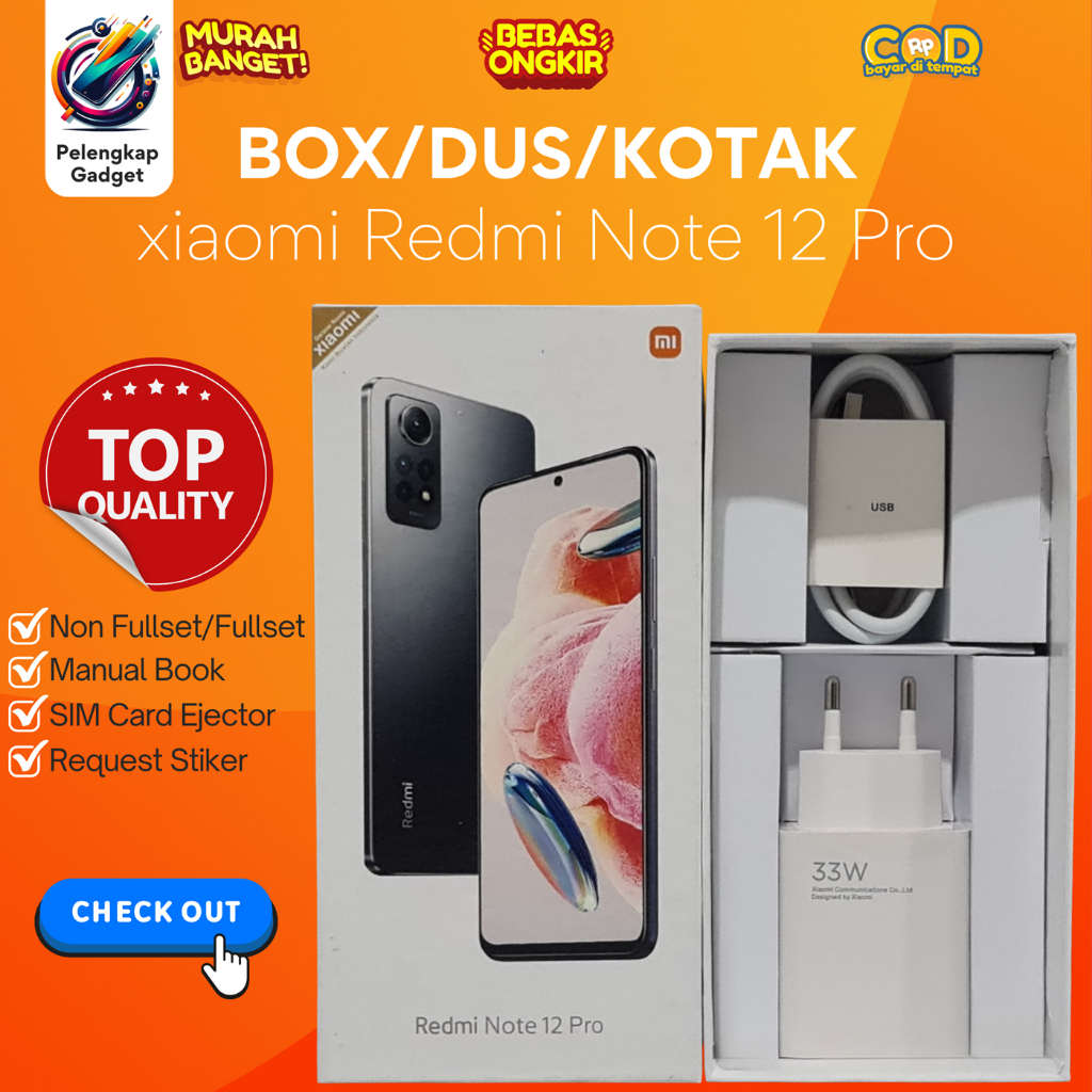 

BOX/DUS/KOTAK xiaomi Redmi Note 12 Pro