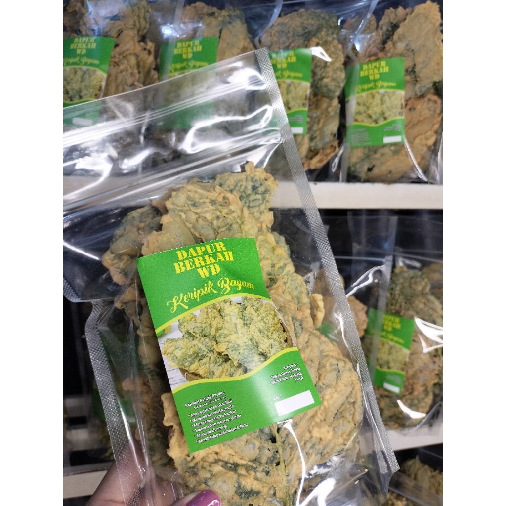 

keripik bayam-cemilanSehat-125Gram