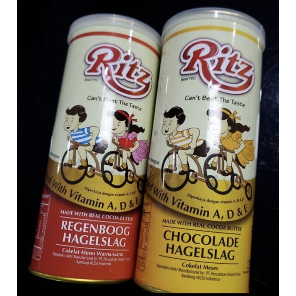 Ritz Chocolade Hagelslag Chocolate Meses 300G Cokelat Mesis 300 Gram Ritz Regenboog Hagelslag Coklat