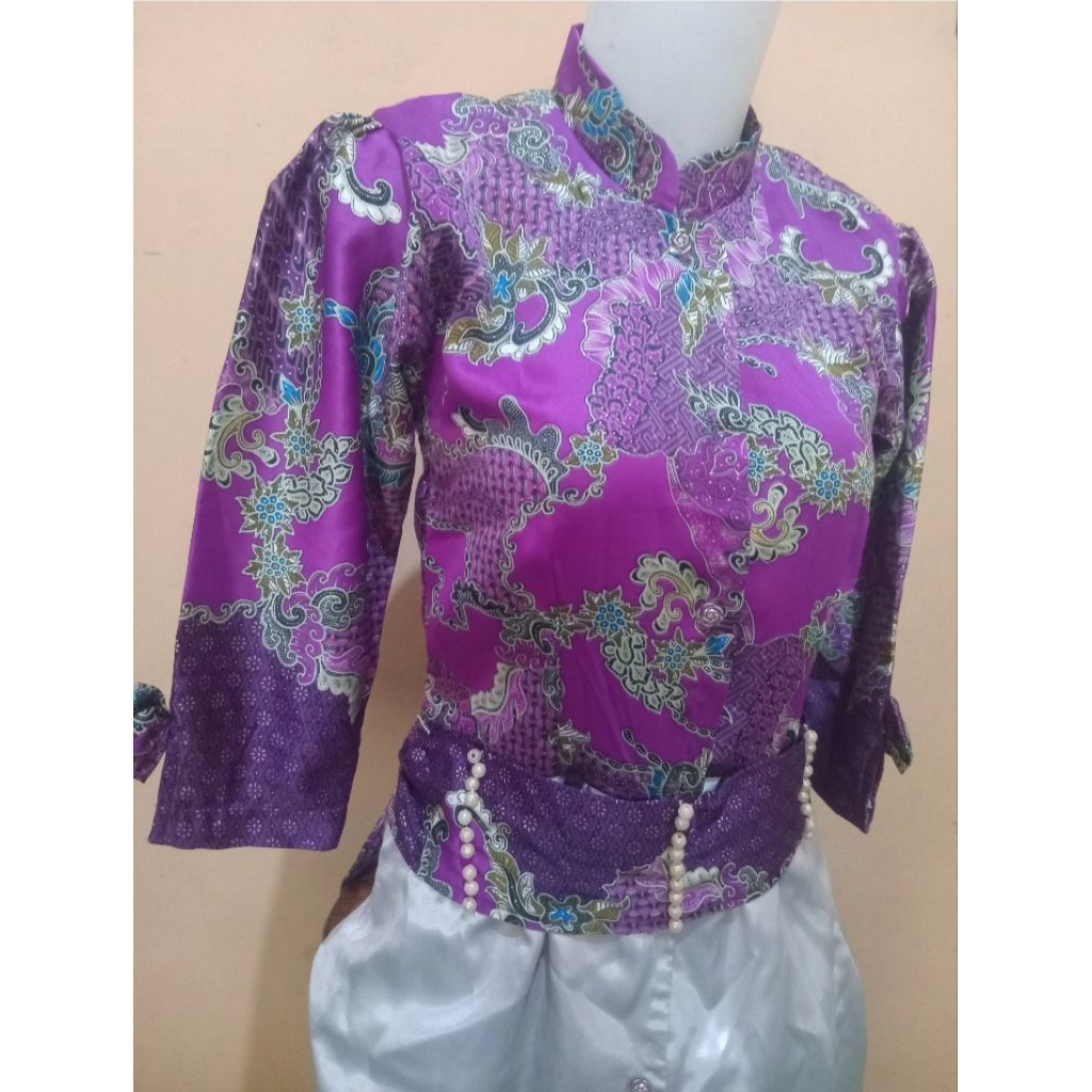 pl dres satin batik